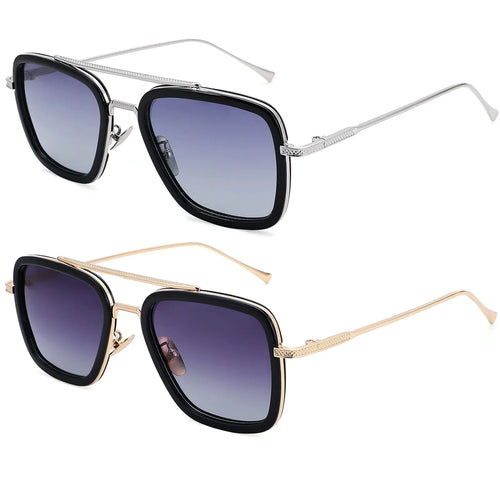 The Ames, squared metal aviator