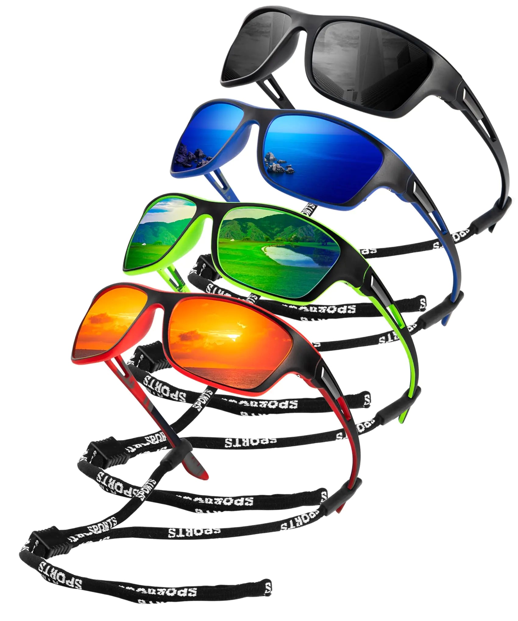 The Ridge, polarized sport wrap sunglasses